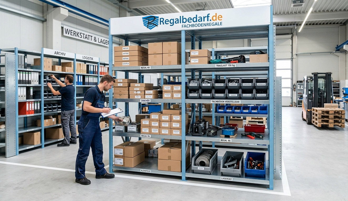 Fachbodenregale als flexible Lösung im Lager