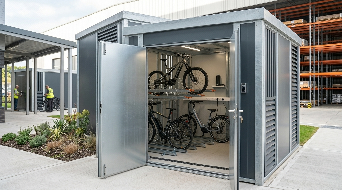 Fahrradgaragen für E-Bikes