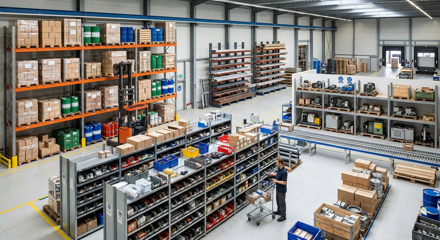Industrielle Lagerung - Lager effizient organisieren