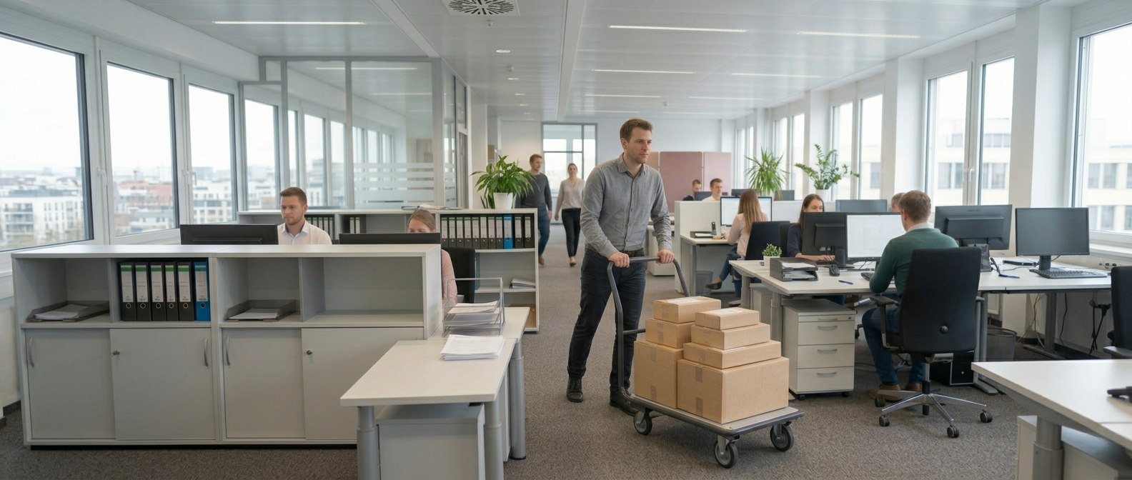 Plattformwagen für den Transport von Gegenständen