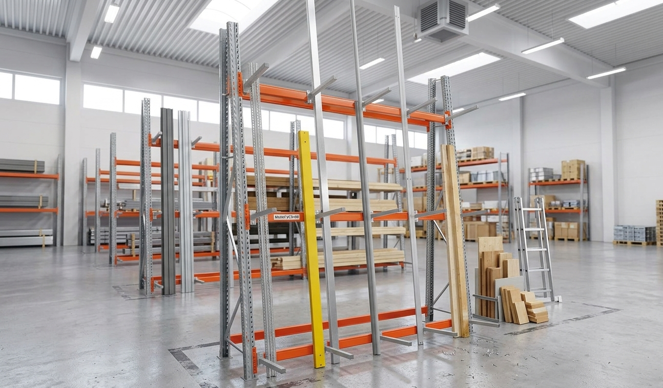 Vertikalregal für die vertikale Profillagerung