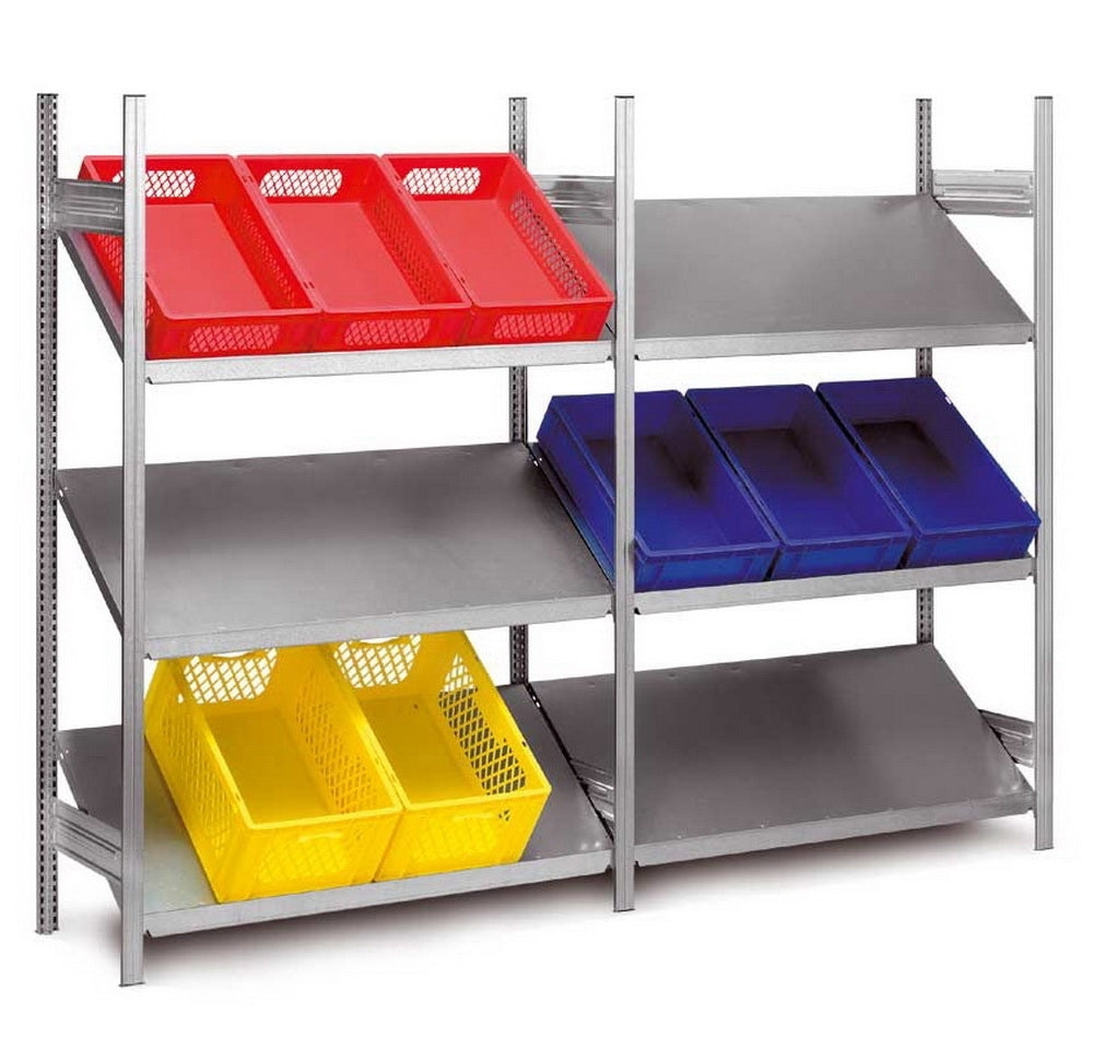 Schrägbodenregal Hofe Stecksystem