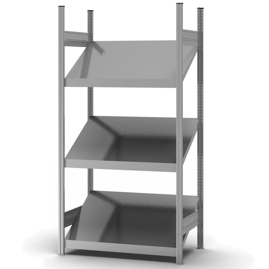 Schrägbodenregal Hofe Stecksystem