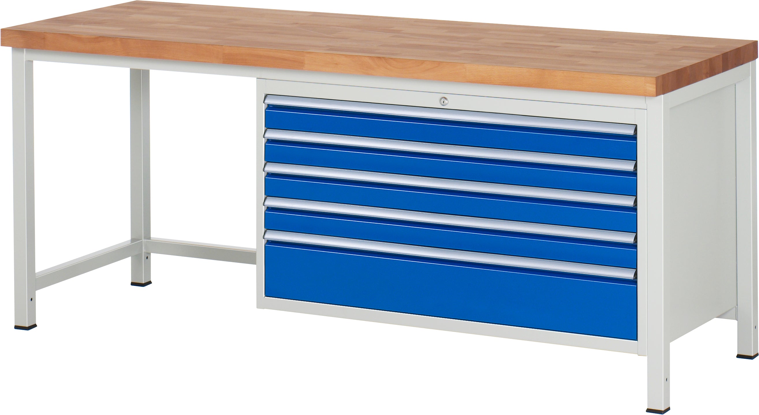 Werkbank mit 5 Schubladen