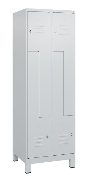 Z-Spind Classic PLUS, Füße, 4 Abteile, 1800x600x500mm