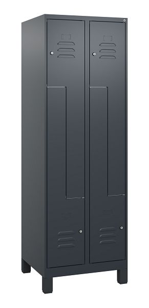 Z-Spind Classic PLUS, Füße, 4 Abteile, 1800x600x500mm