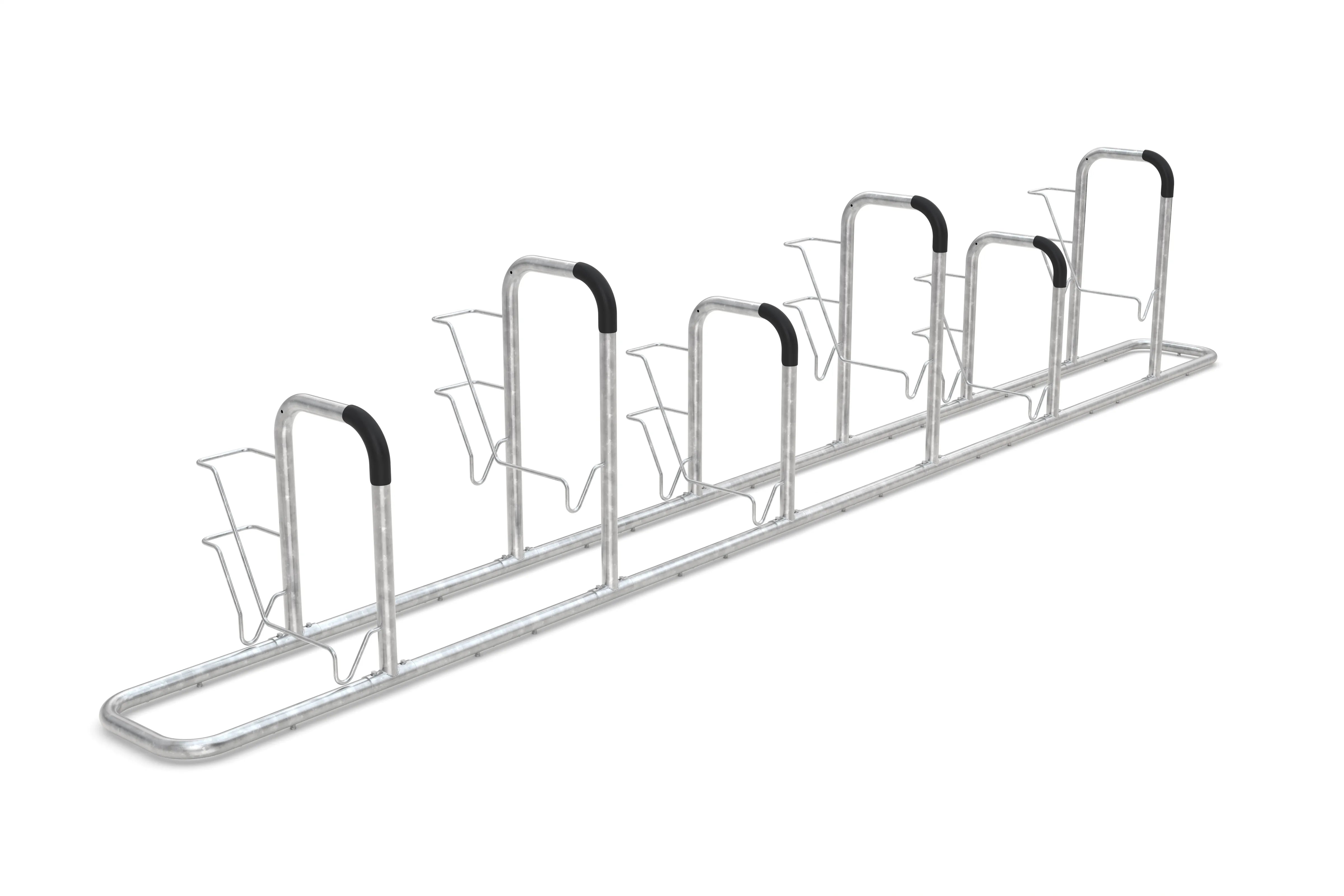 Fahrrad-Lean-To-System als Anlehnparker | Vorderradhalter