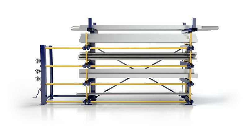 Ausrollregal Langgutregal