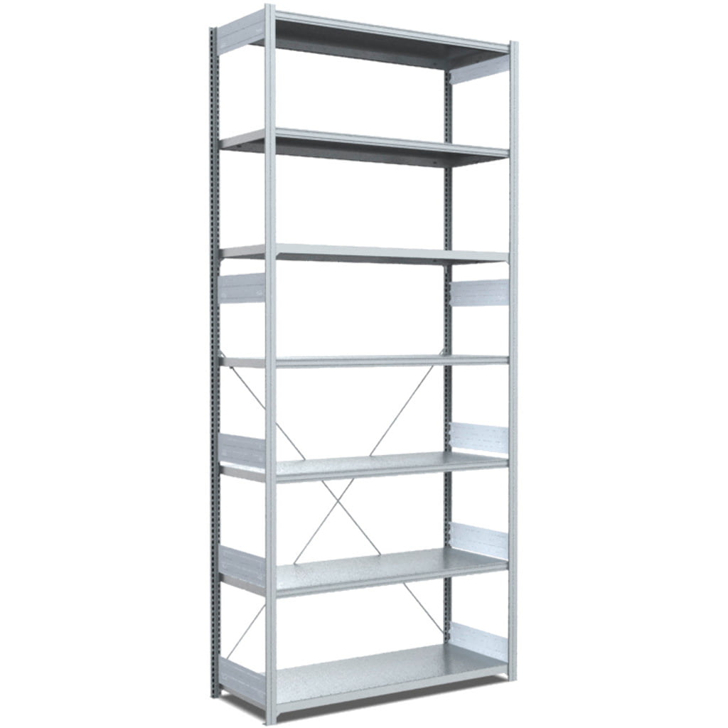 Fachbodenregale Typ M - Fachlast 200 kg Tiefe 500 mm