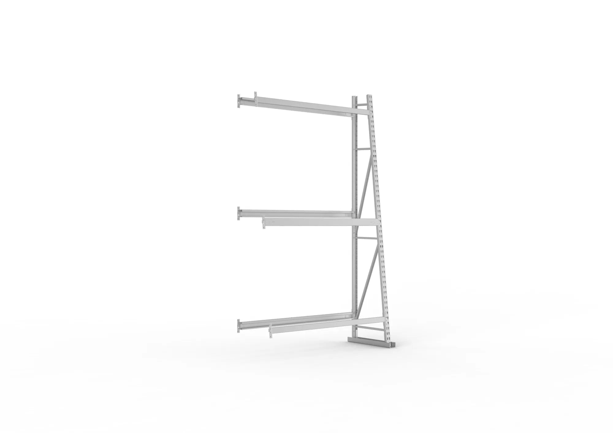 Profillagerregal Vertikalregal Anbauregal einseitig light in verzinkt