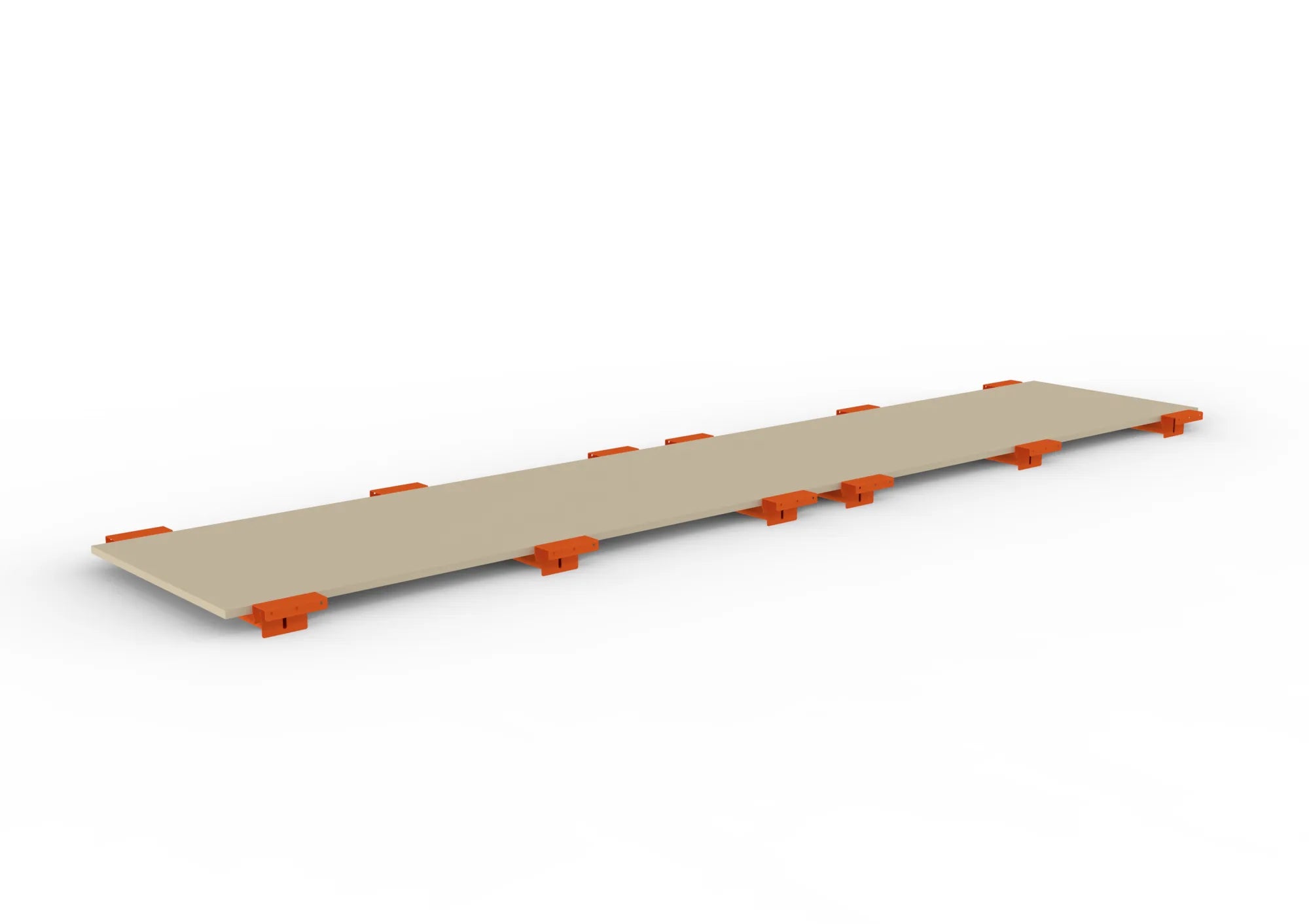 Spanplattenboden 3600 mm Breit und 800 mm Tief inkl. Unterzüge