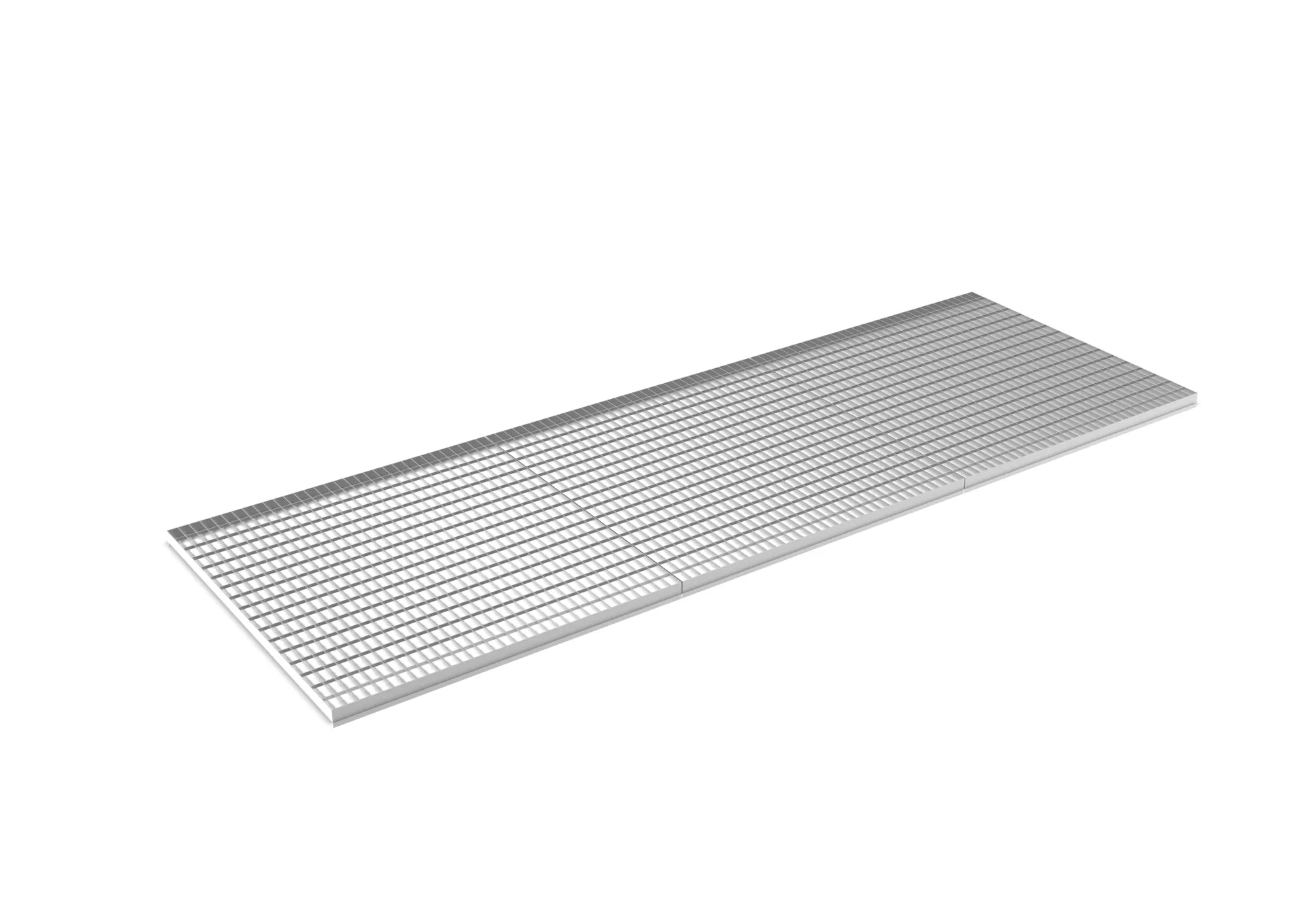 Gitterrostboden mit 3300 mm Breite und 1100 mm Tiefe