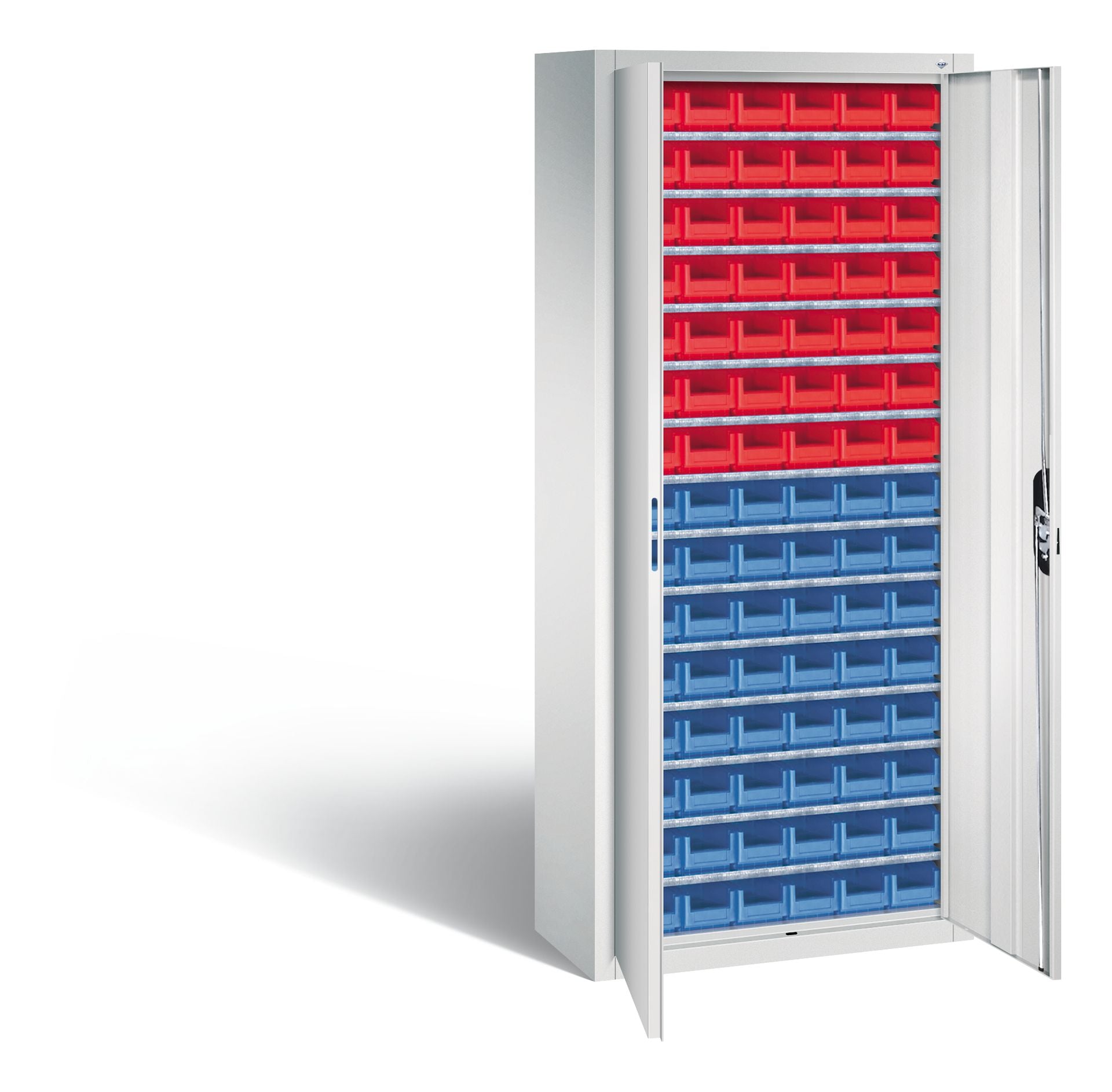 Magazinschrank von C+P in grau