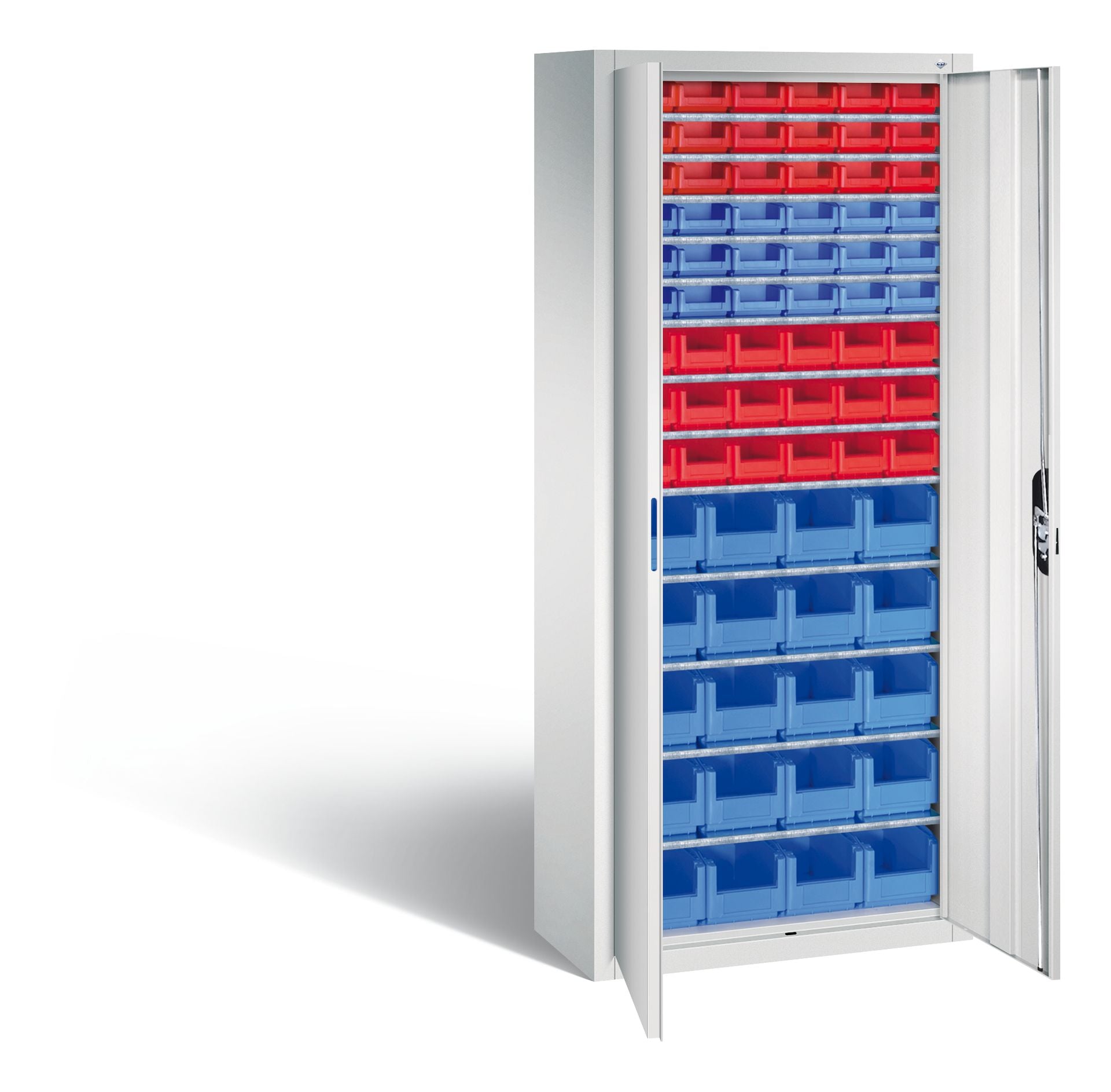 Magazinschrank von C+P in grau