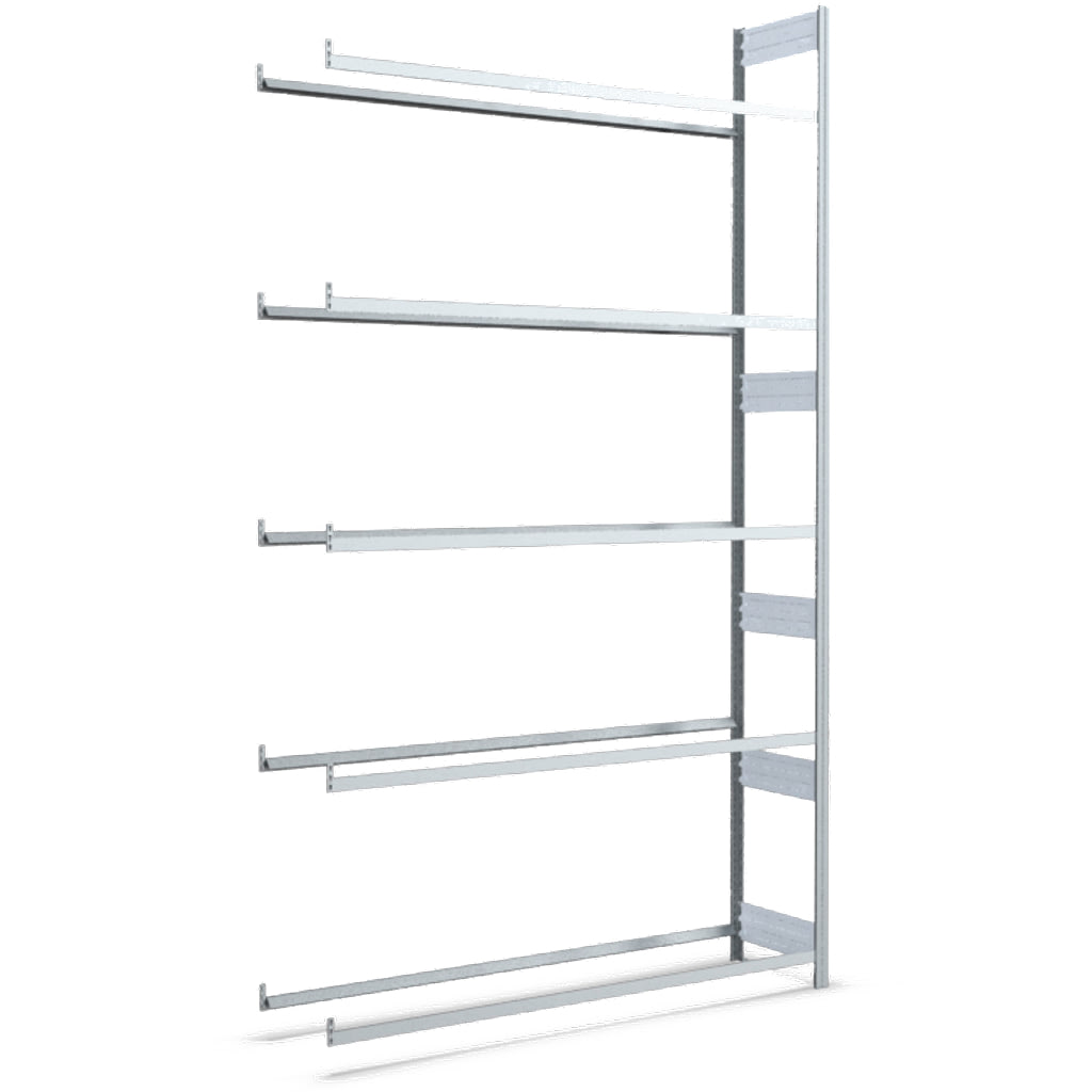 Reifenregal in glanzverzinkt Anbauregal von Bito