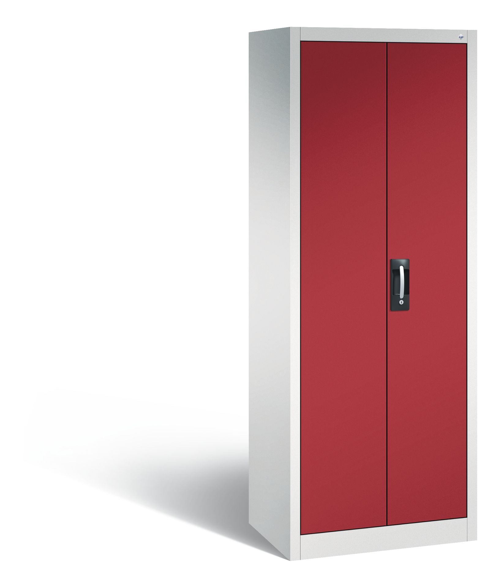 Flügeltürenschrank Acurado 700mm Breite Außenansicht Rubinrot