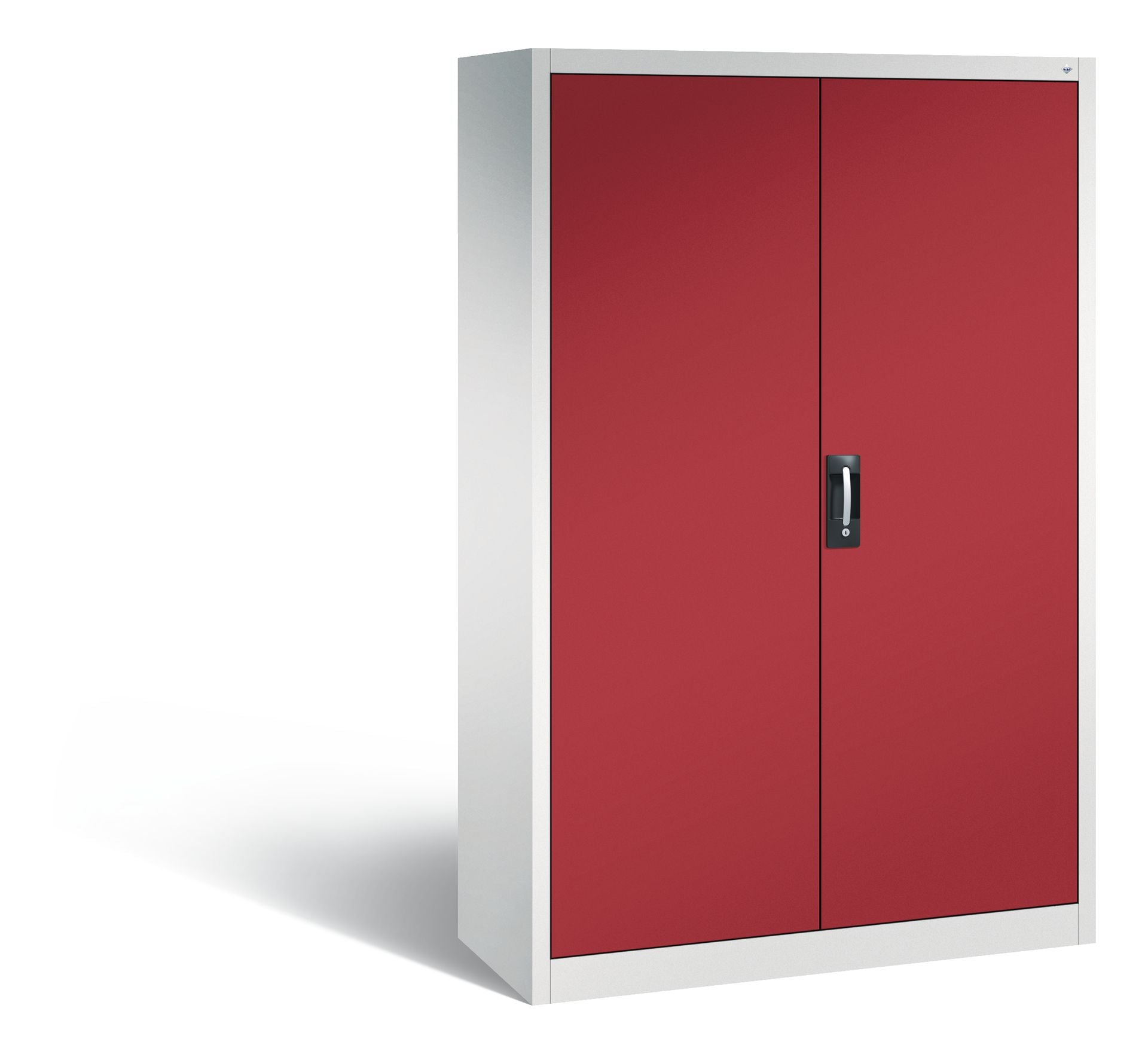 Flügeltürenschrank Acurado 1200 mm Breite Außenansicht Rubinrot