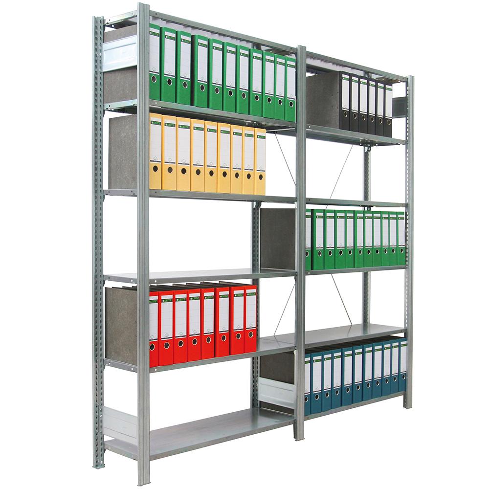 Folder basic shelf 200x128x30 cm shelf load 80 kg bay load 1,500 kg