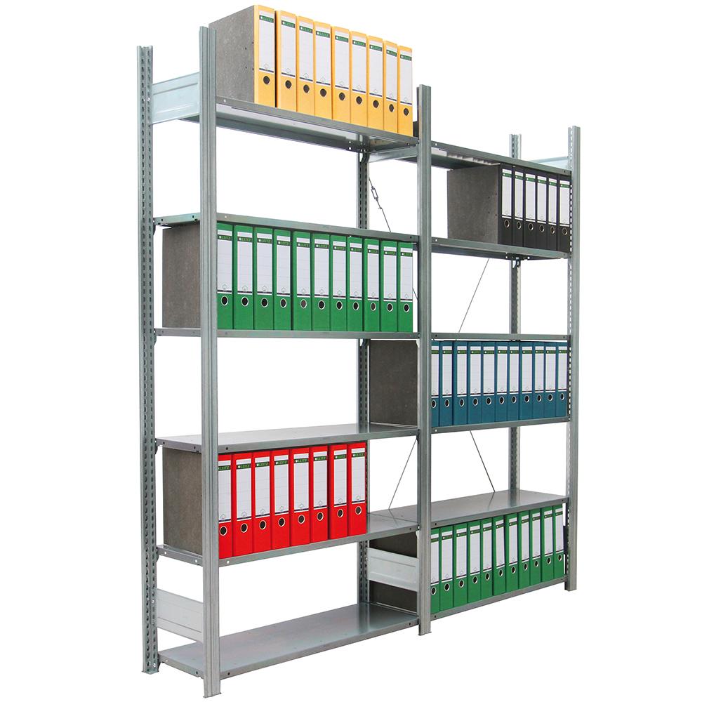 Folder basic shelf 200x87x60 cm shelf load 80 kg bay load 1,500 kg