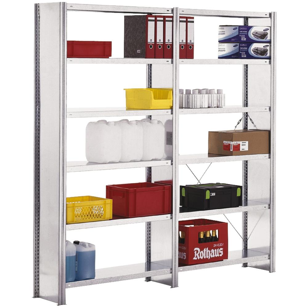 Standard basic shelf 200x100x30 cm Shelf load 150 kg Bay load 2,000 kg