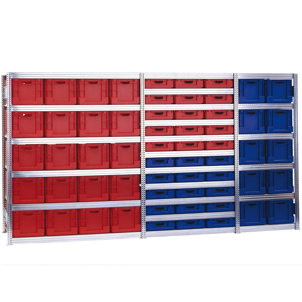 Eurokistenregal Grundregal Fachlast 350 kg