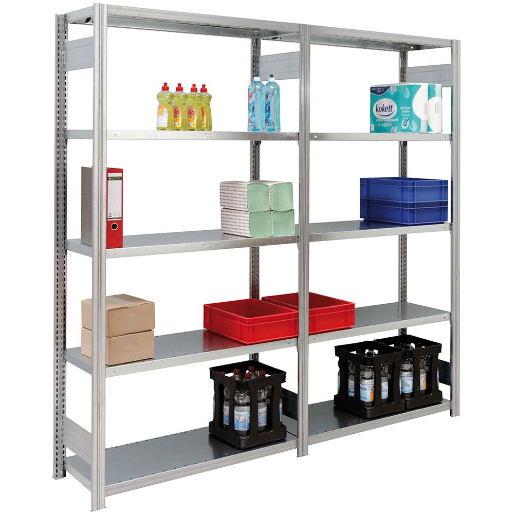 Standard basic shelf 200x100x80 cm Shelf load 150 kg Bay load 2,000 kg