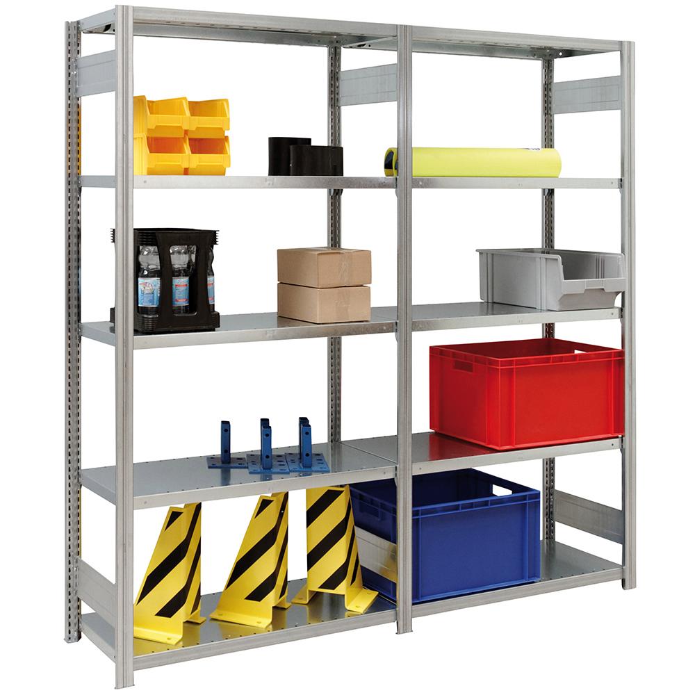 Standard basic shelf 250x87x60 cm Shelf load 250 kg Bay load 2,000 kg