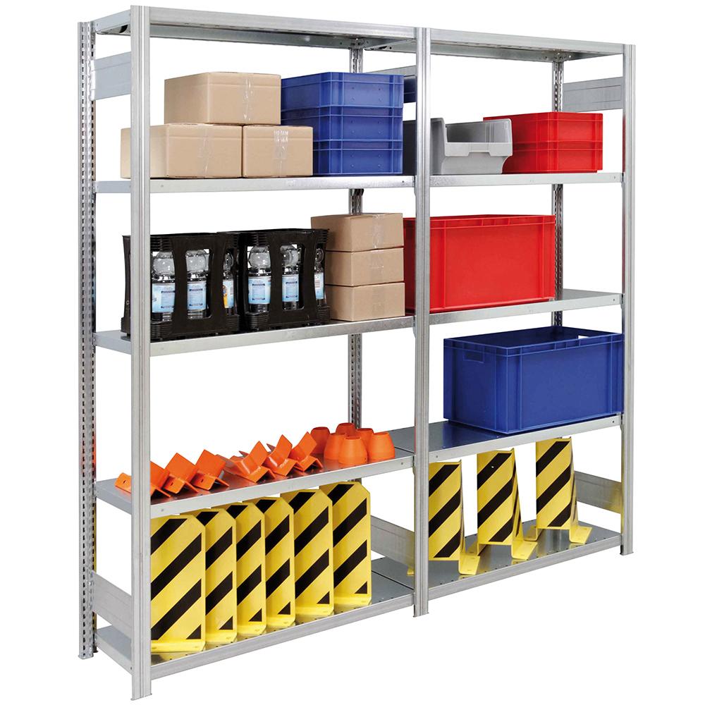 Standard basic shelf 200x100x30 cm Shelf load 350 kg Bay load 2,000 kg