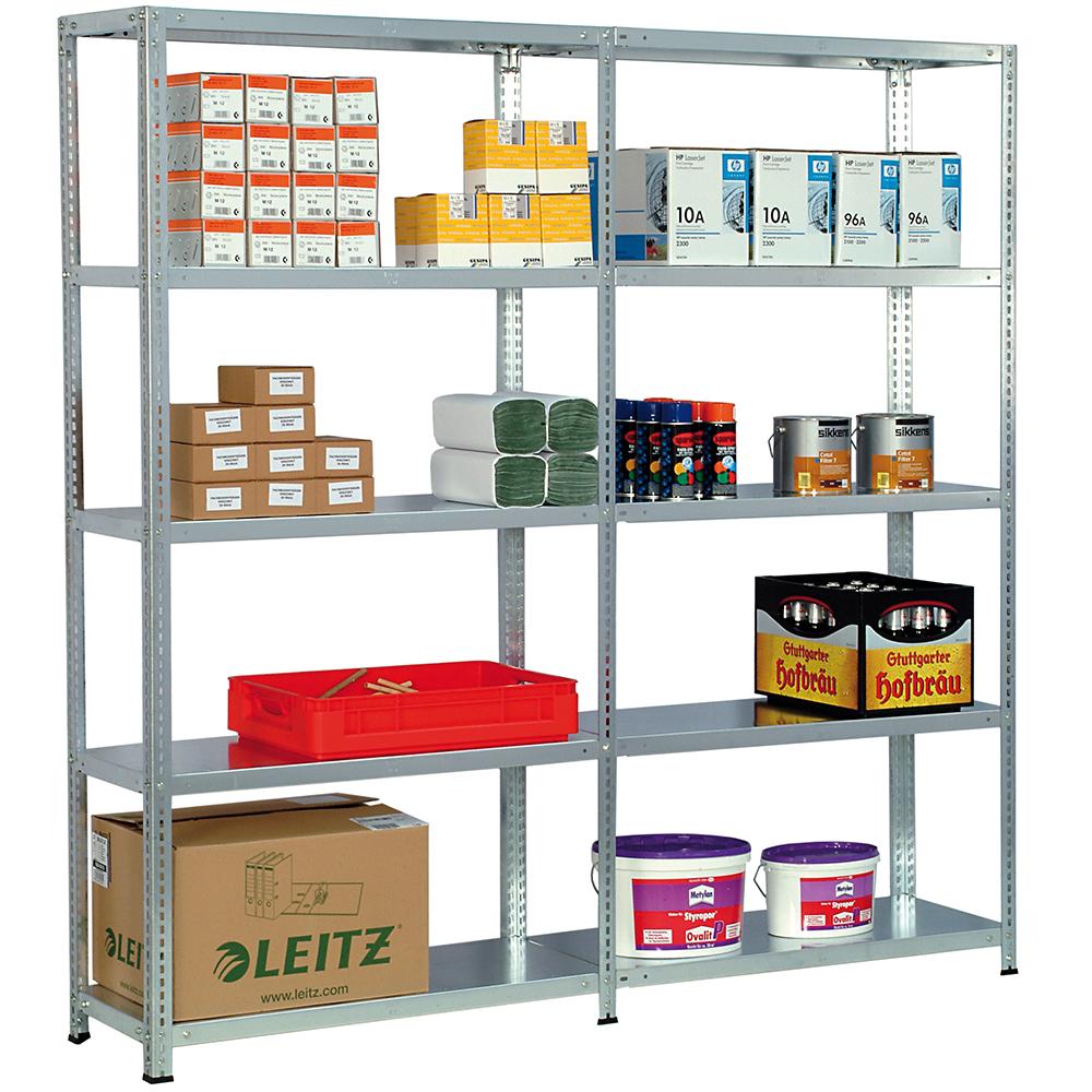 Screw-on shelf 250x87x60 cm shelf load 250 kg bay load 1,400 kg