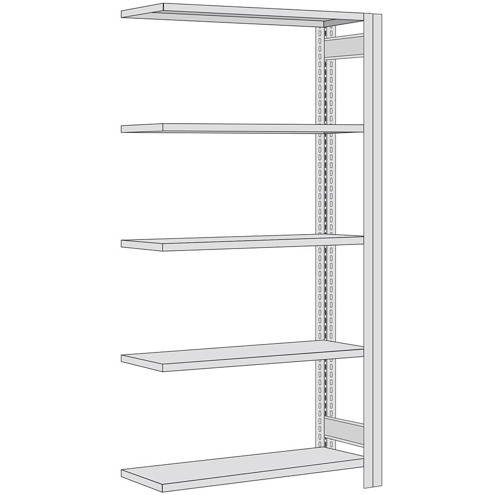 Fachbodenregal Anbauregal XL Breite 87cm Fachlast 350 kg viele Varianten