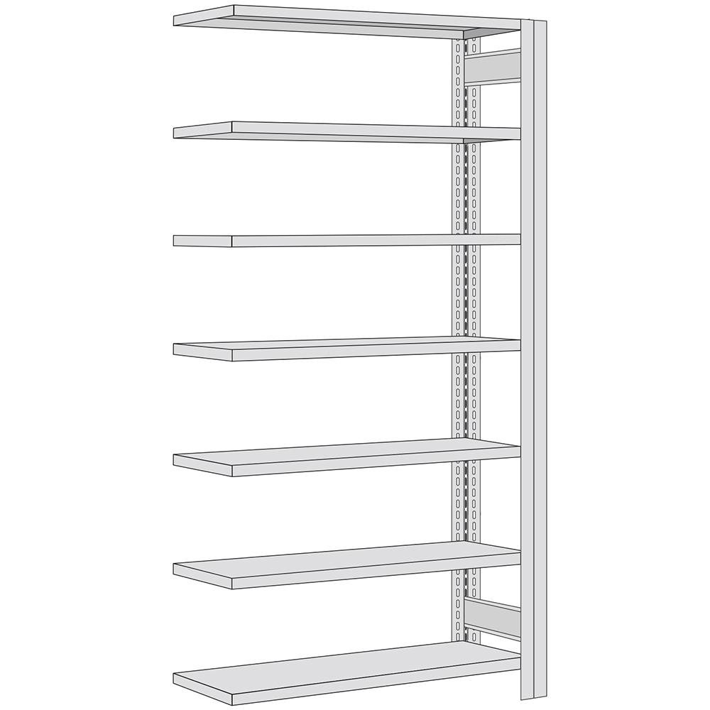 Fachbodenregal Anbaufeld Breite 875 mm Fachlast 250 kg viele Varianten