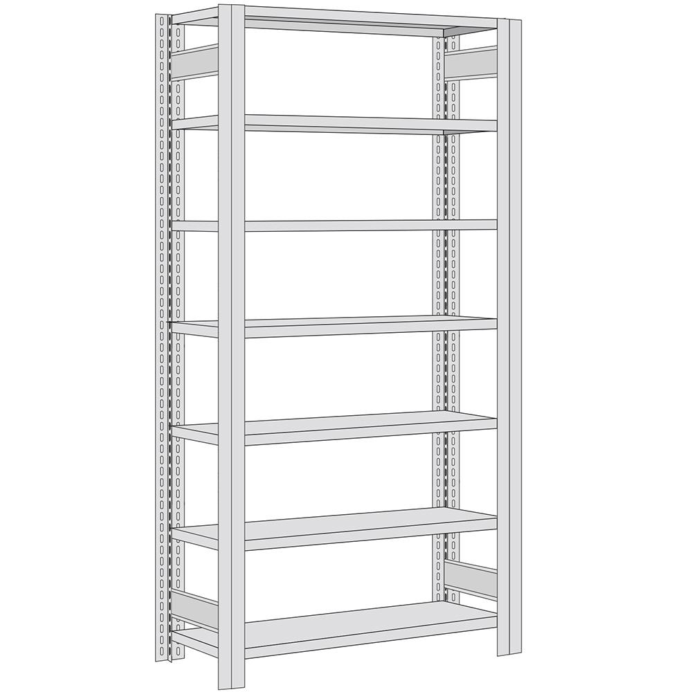 Fachbodenregal Grundregal L Breite 1285mm Fachlast 250 kg viele Varianten