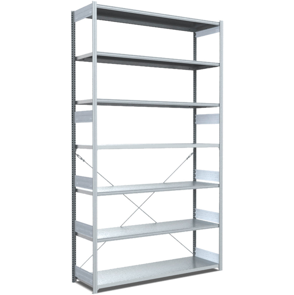 Fachbodenregale Typ M - Fachlast 200 kg Tiefe 500 mm
