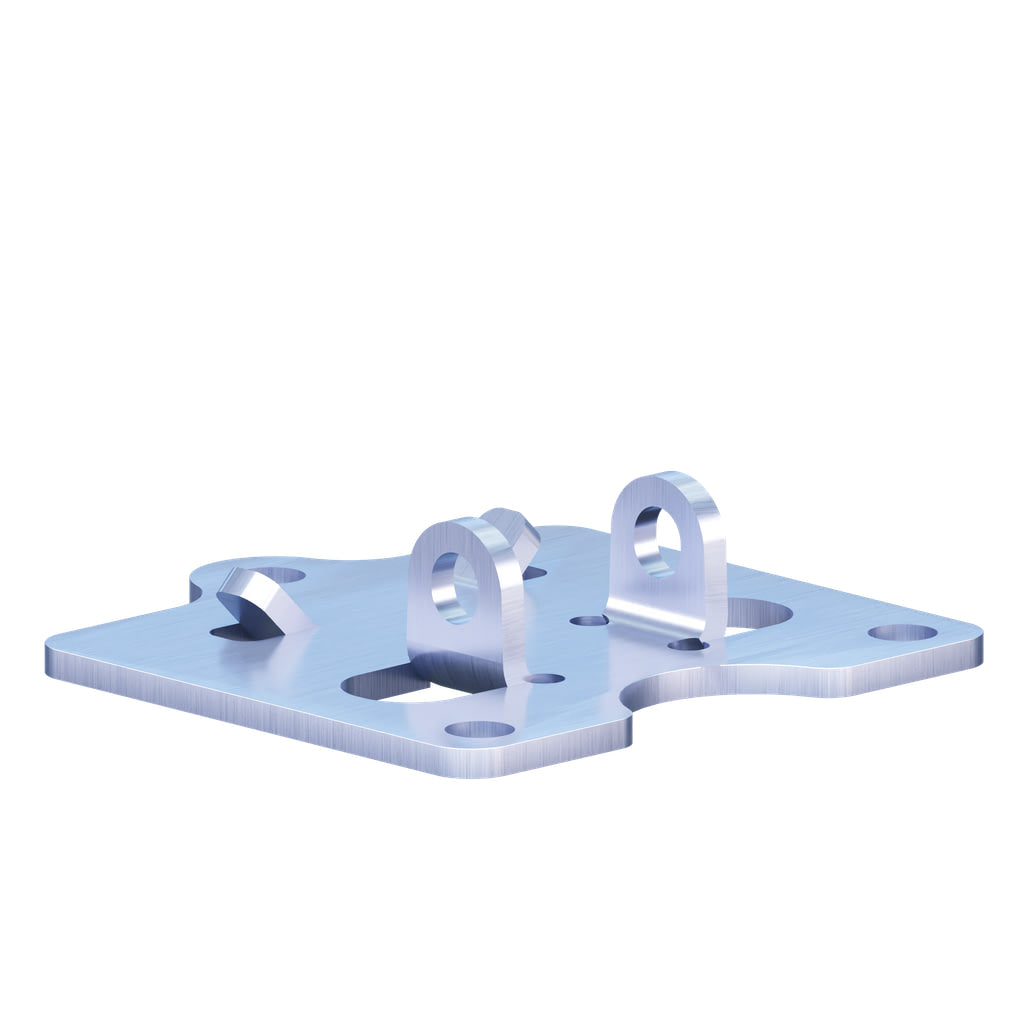 Fußplatten - Set für Palettenregal-Stützrahmen, Stützentyp P1-P3