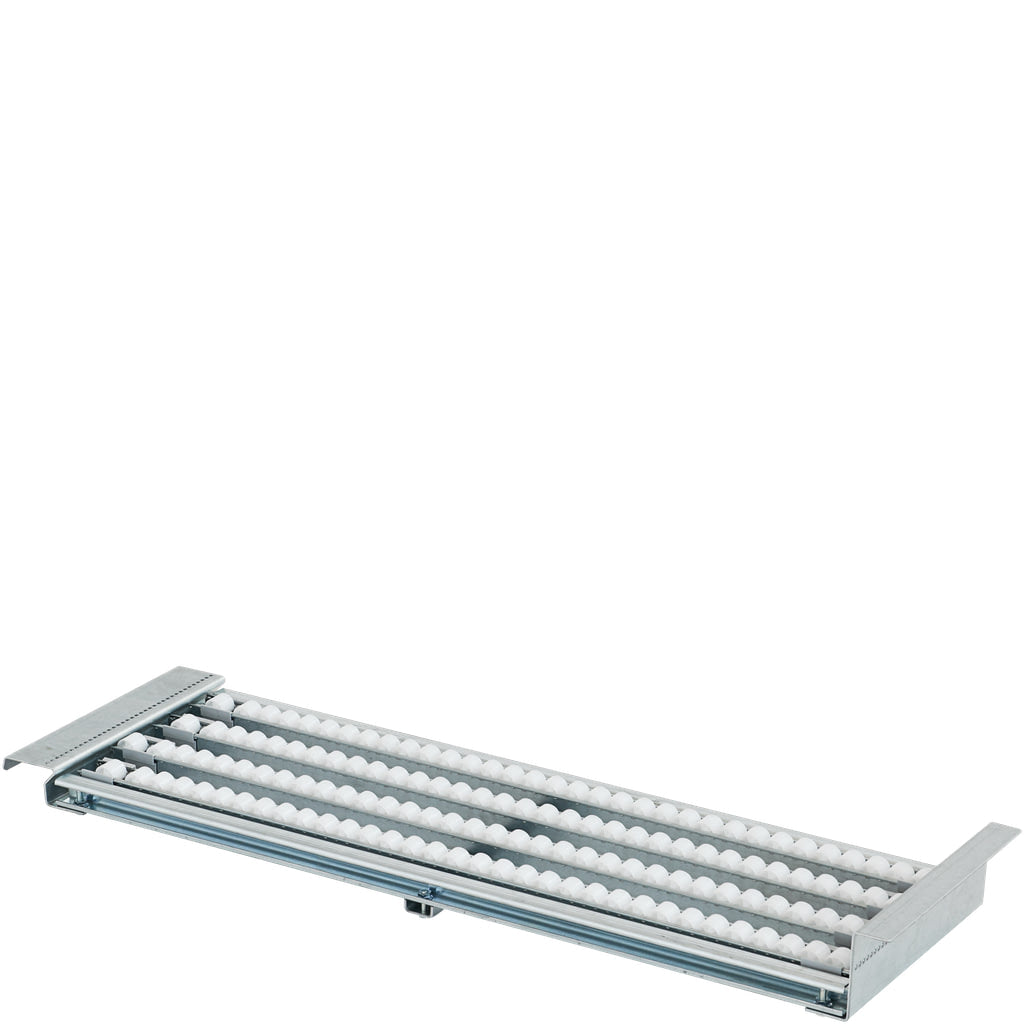 Komplette Fachebenen mit Rollenleisten, 1 Ebene