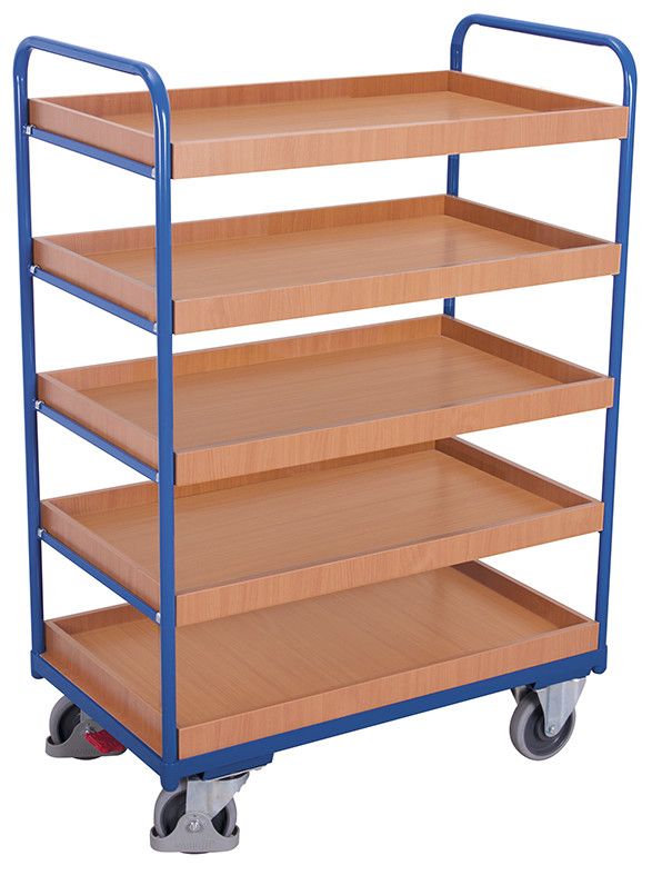 Etagenwagen hoch VARIOfit Enzianblau