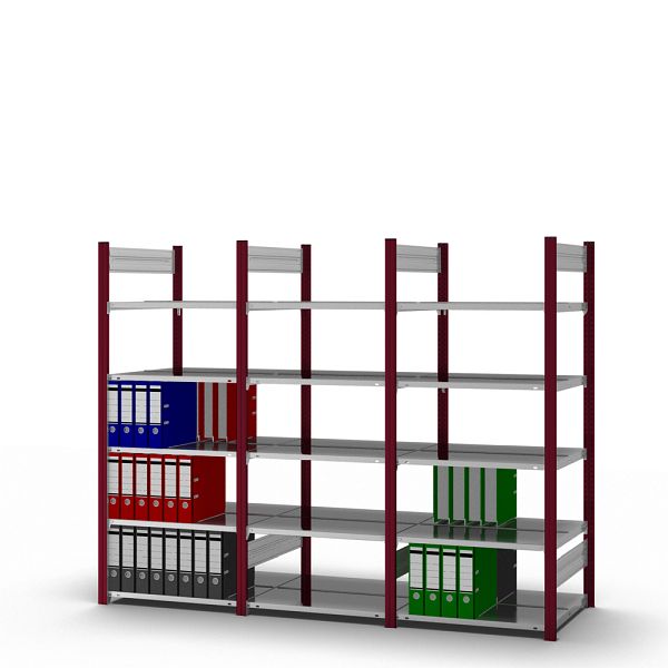 Aktenregal als Büroregal für Standard Ordner