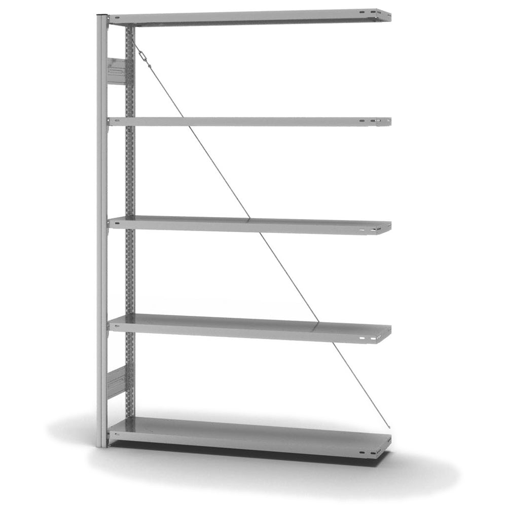 Fachbodenregal Anbauregal 5 Lagerebenen Fachlast 220 kg
