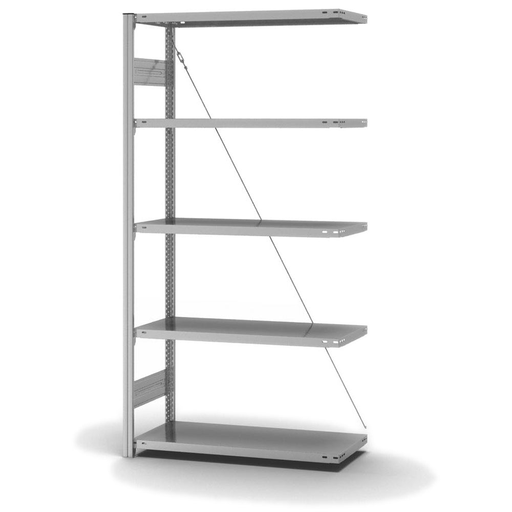 Fachbodenregal Anbauregal 5 Lagerebenen Fachlast 220 kg