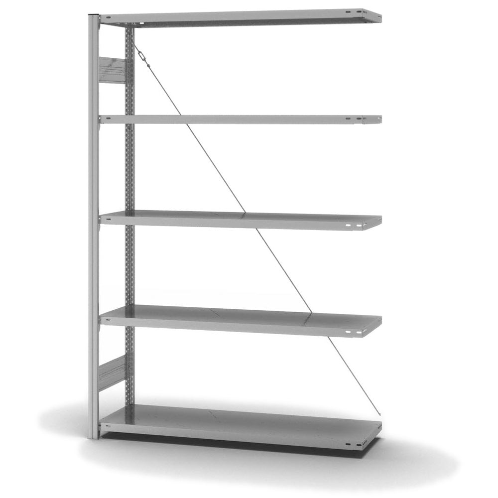 Fachbodenregal Anbauregal 5 Lagerebenen Fachlast 220 kg