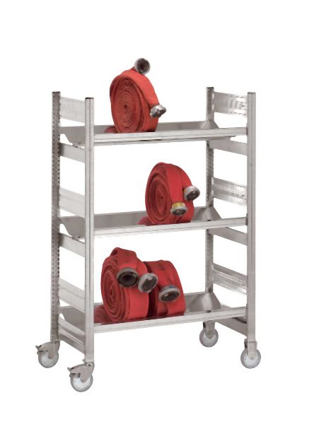 Feuerwehr-Schlauchregal als Stecksystem