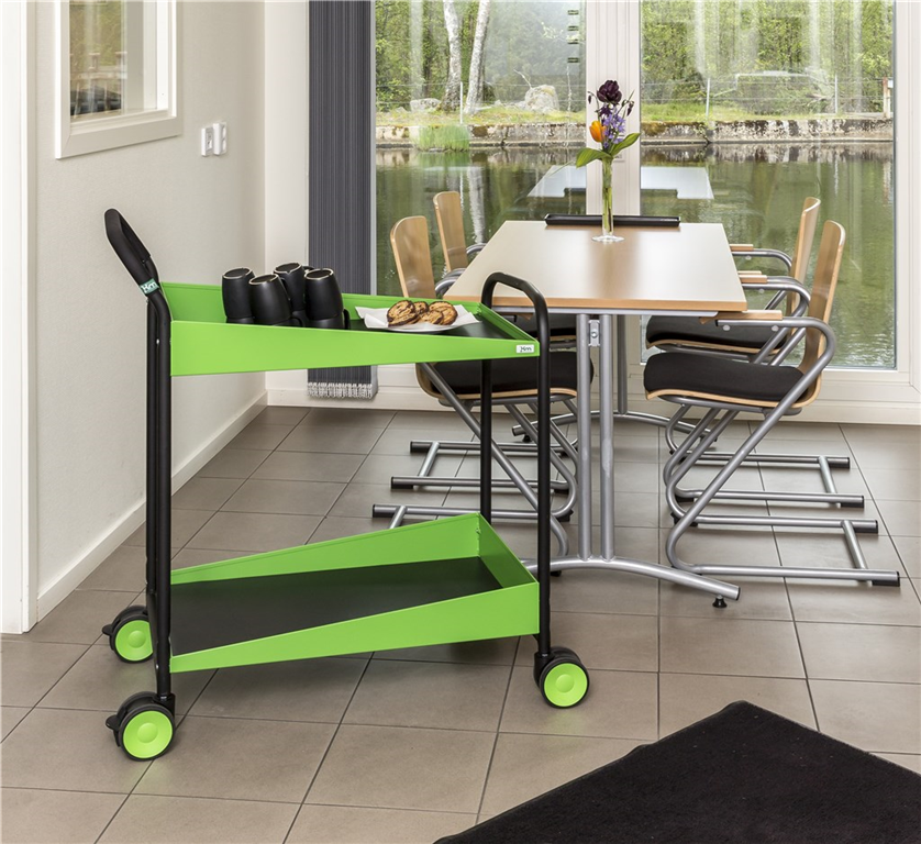 Servierwagen mit 2 Böden pulverbeschichtet