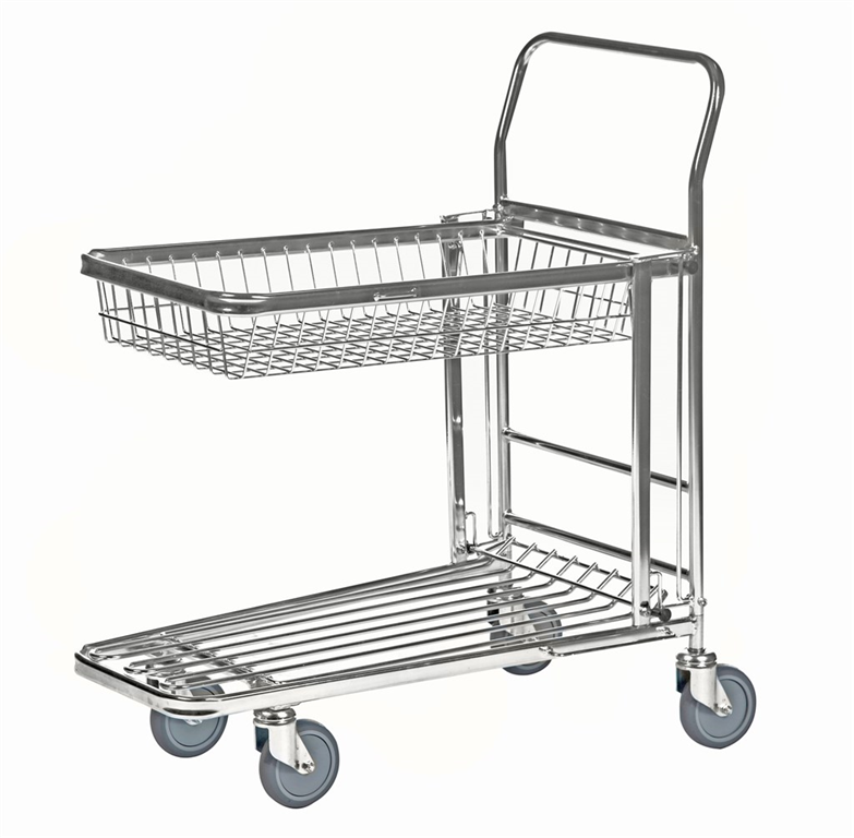 Einkaufswagen aus Edelstahl von Kongamek