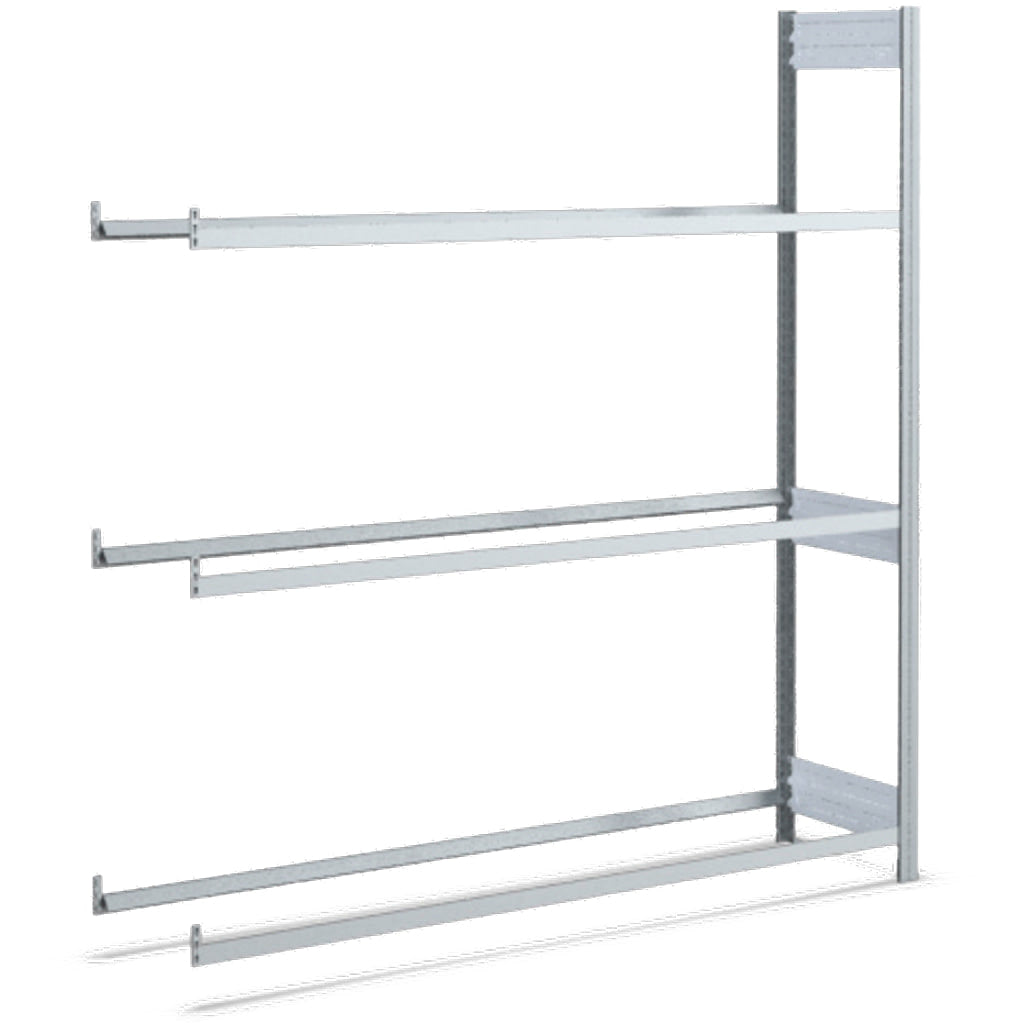 Reifenregal in glanzverzinkt Anbauregal von Bito