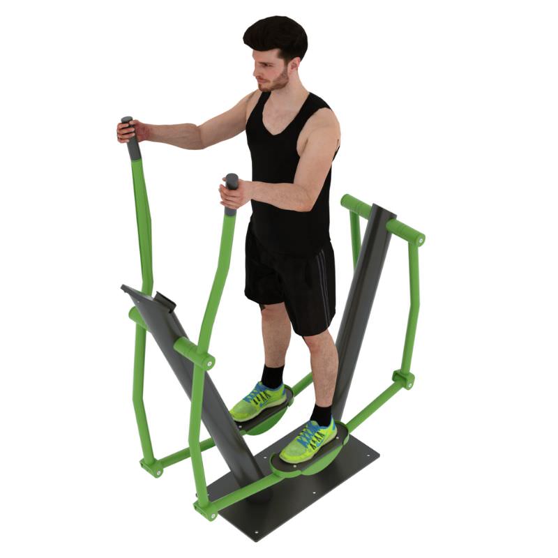 Crosstrainer aus Stahl für Outdoor-Training
