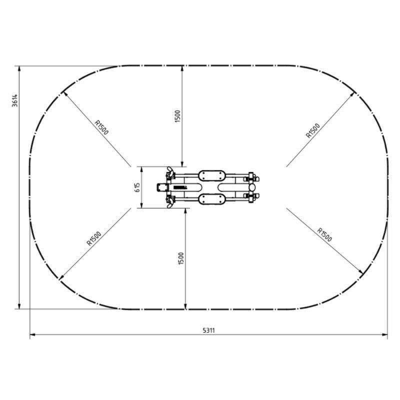 Crosstrainer aus hochwertigem Stahl | Ausdauertraining im Freien