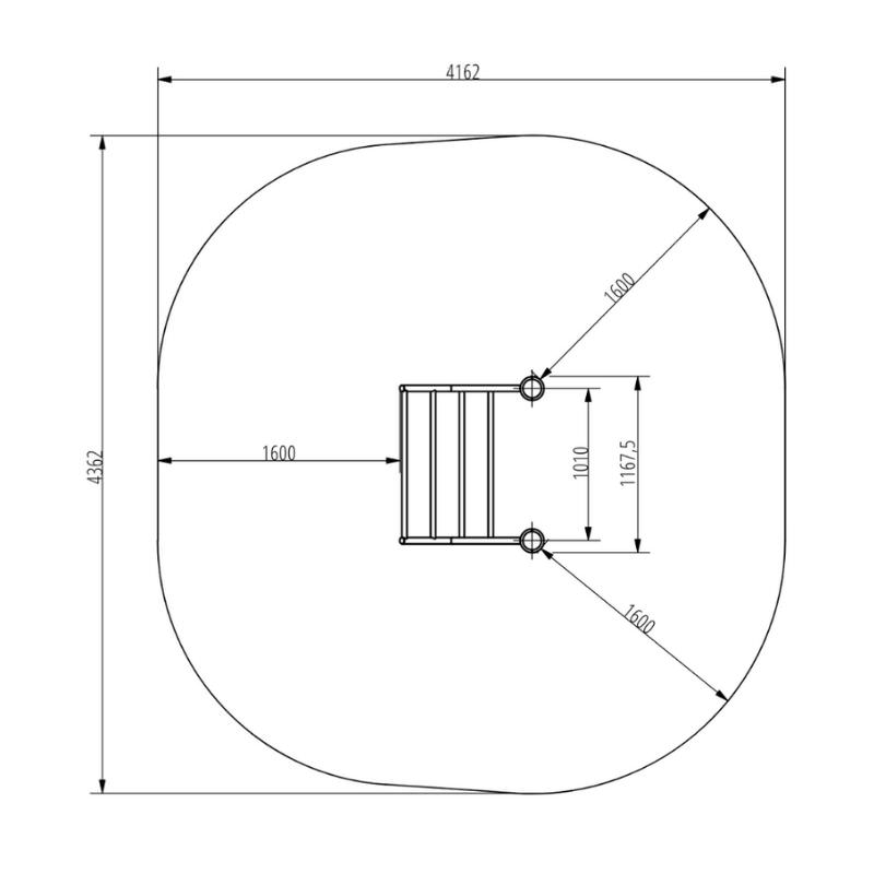 benötigte Aufbaumaße