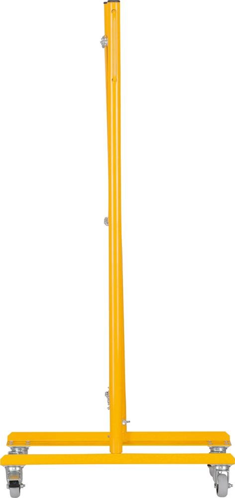 Scherengitter Seitenansicht 
gelb/schwarz