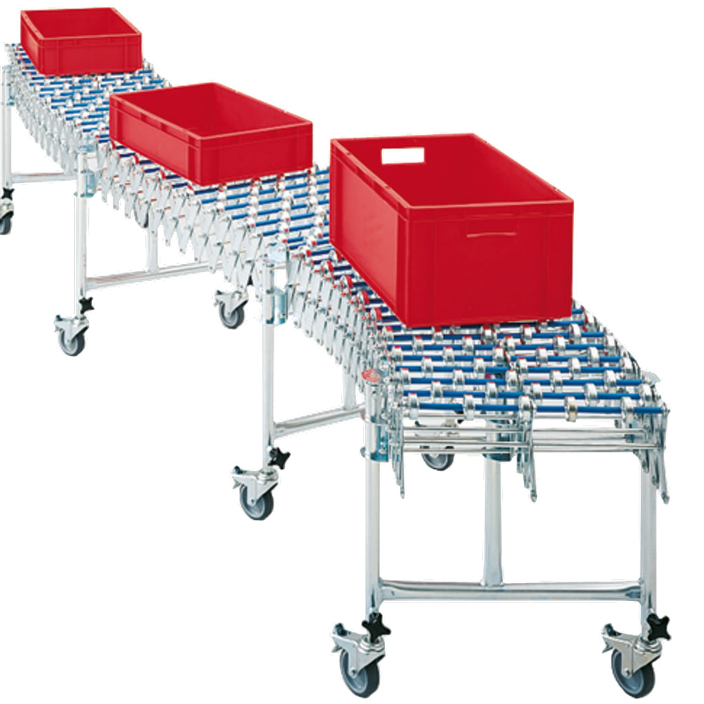 Scherenröllchenbahn von BITO für moderne Lagertechnik