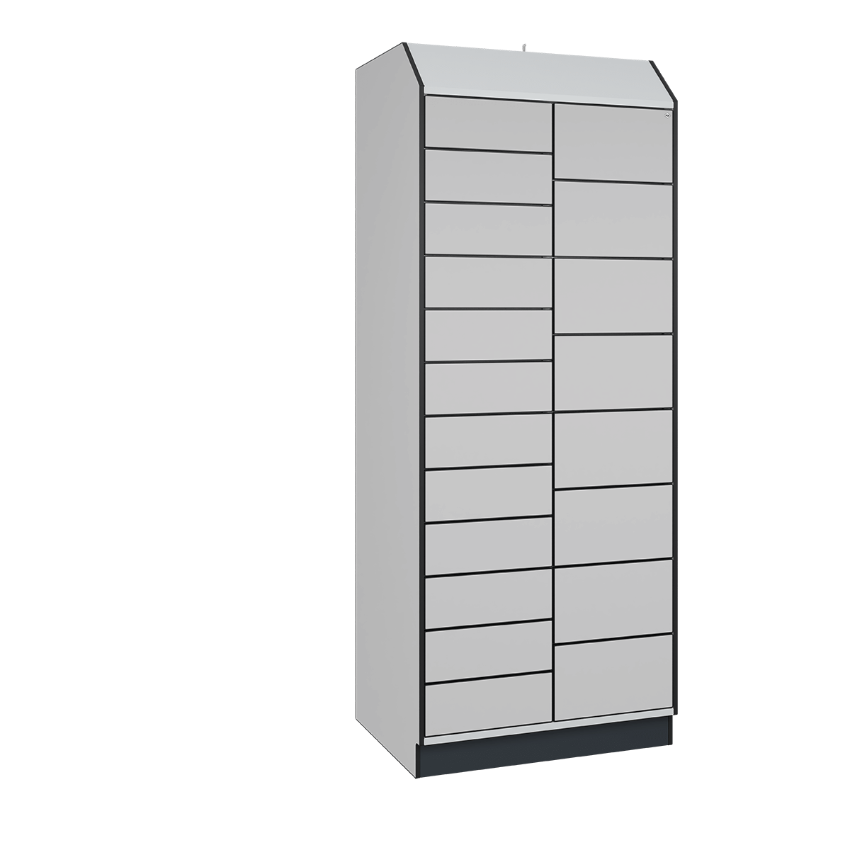 Smartlocker Prefino Anbaumodell 01 Grau